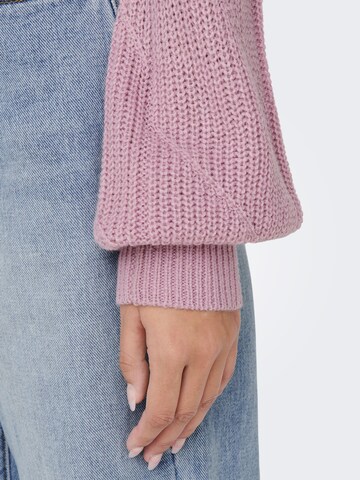 JDY Sweater 'Lenette' in Purple