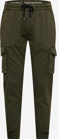 ALPHA INDUSTRIES Cargo Pants in Green: front