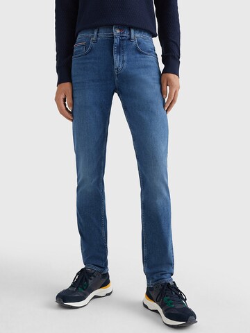 TOMMY HILFIGER Regular Jeans 'Denton' i blå: framsida