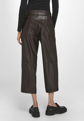 Basler Wide Leg Hose 'Bea' in Braun