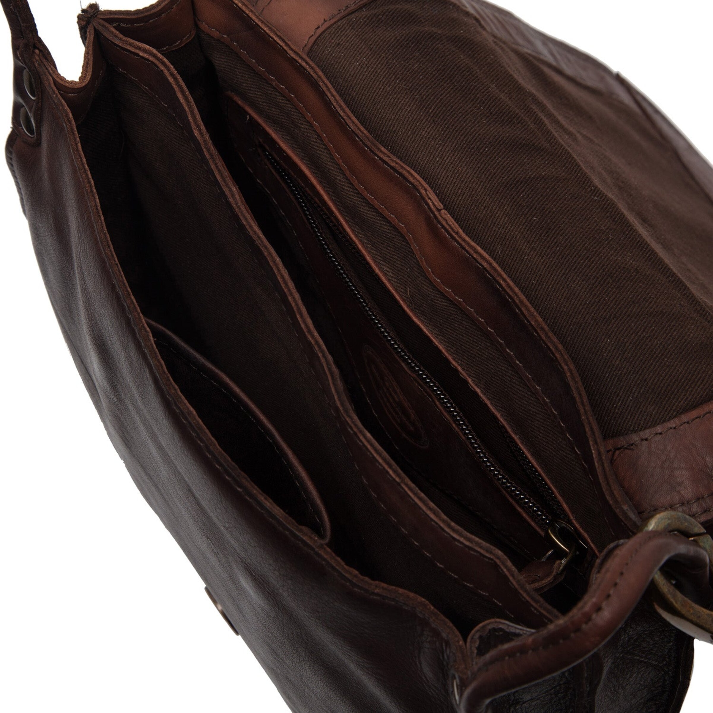 The Chesterfield Brand Schoudertas in Bruin