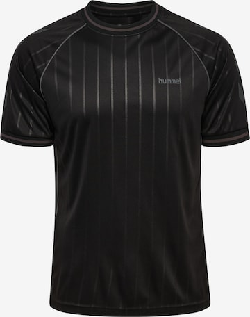 T-Shirt fonctionnel Hummel en noir : devant