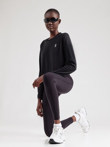 Skinny Pantalon de sport On en noir