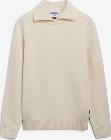 SEBAGO Sweter 'SWIFTRIVER WHITE ANTIQUE' w kolorze biały: przód
