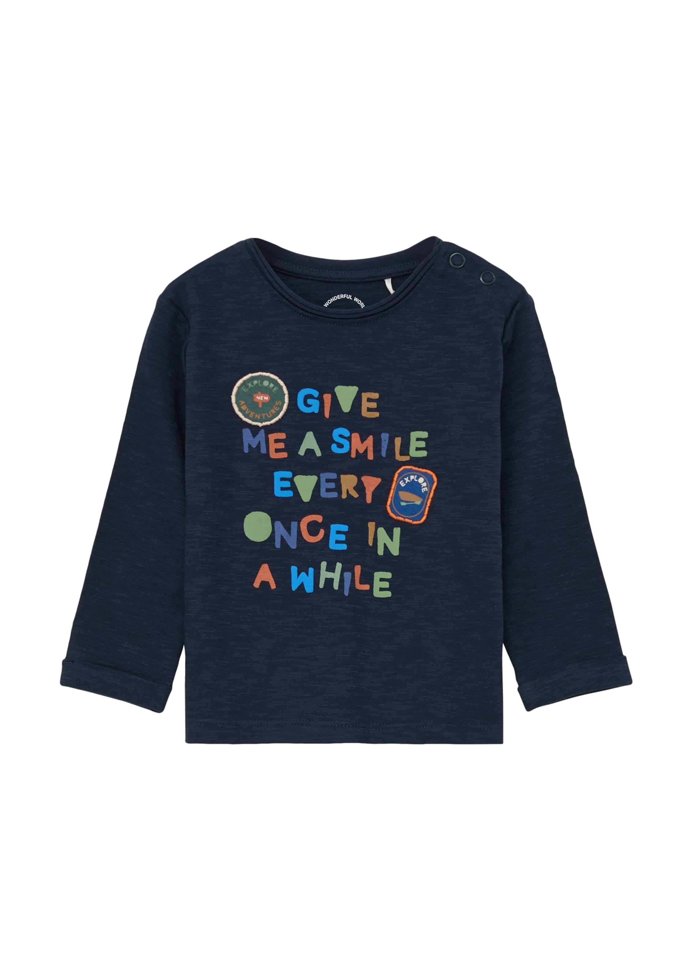 s.Oliver Shirt in Blau: Vorderseite