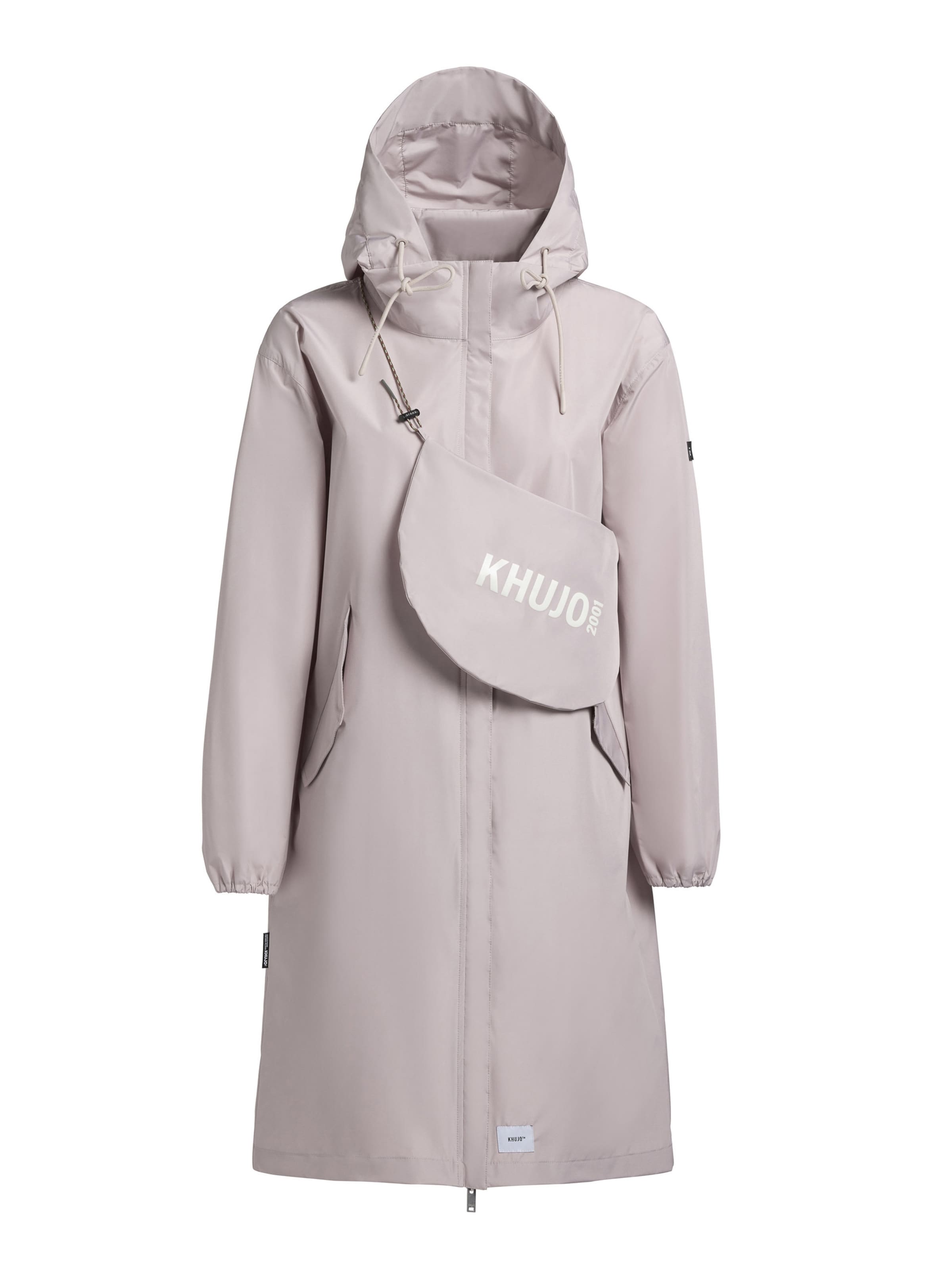 khujo Ανοιξιάτικο και φθινοπωρινό παλτό 'TIMEA' σε λιλά: μπροστά