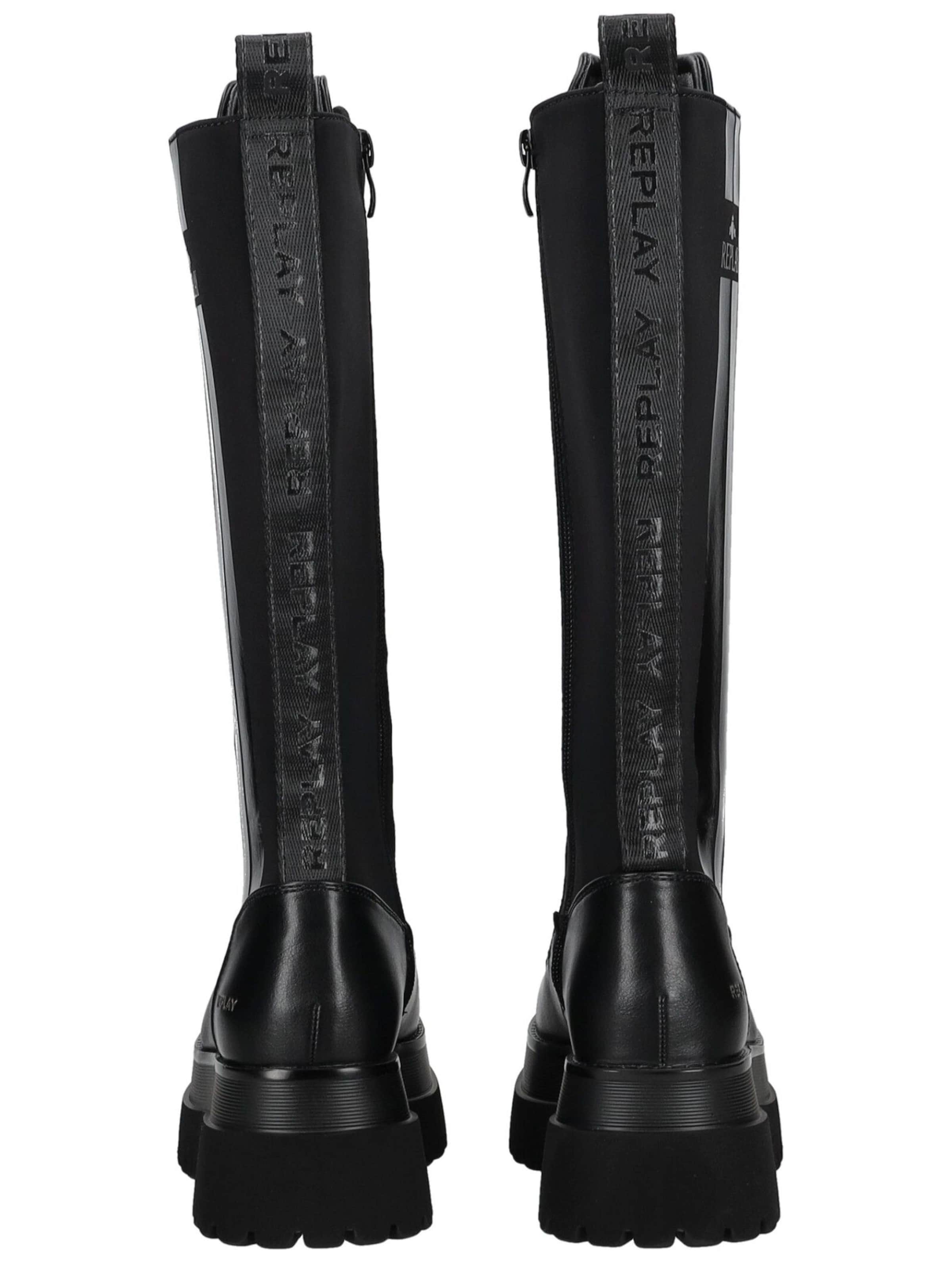 REPLAY Veterlaarzen in Zwart