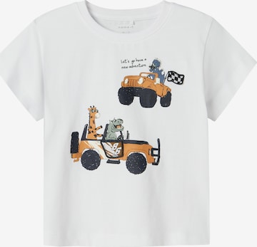 balta NAME IT Marškinėliai 'NMMHHuggi': priekis