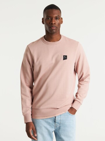 CHASIN' Sweatshirt 'Toby' in Pink: front