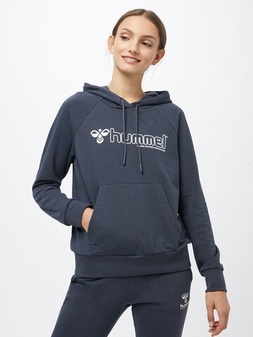 Hummel Sportsweatshirt in Blau: predná strana