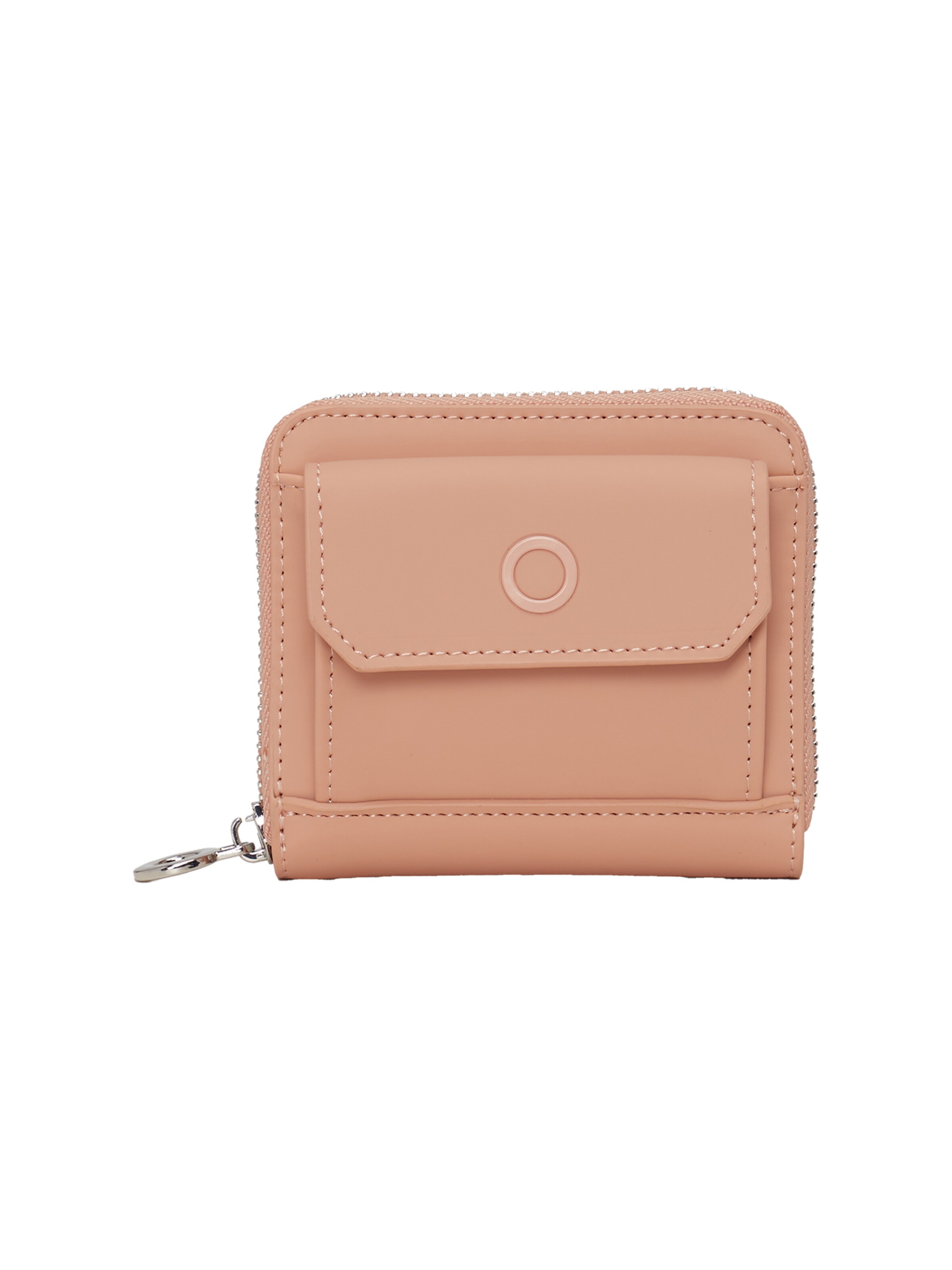 O bag Wallet in Pink: front