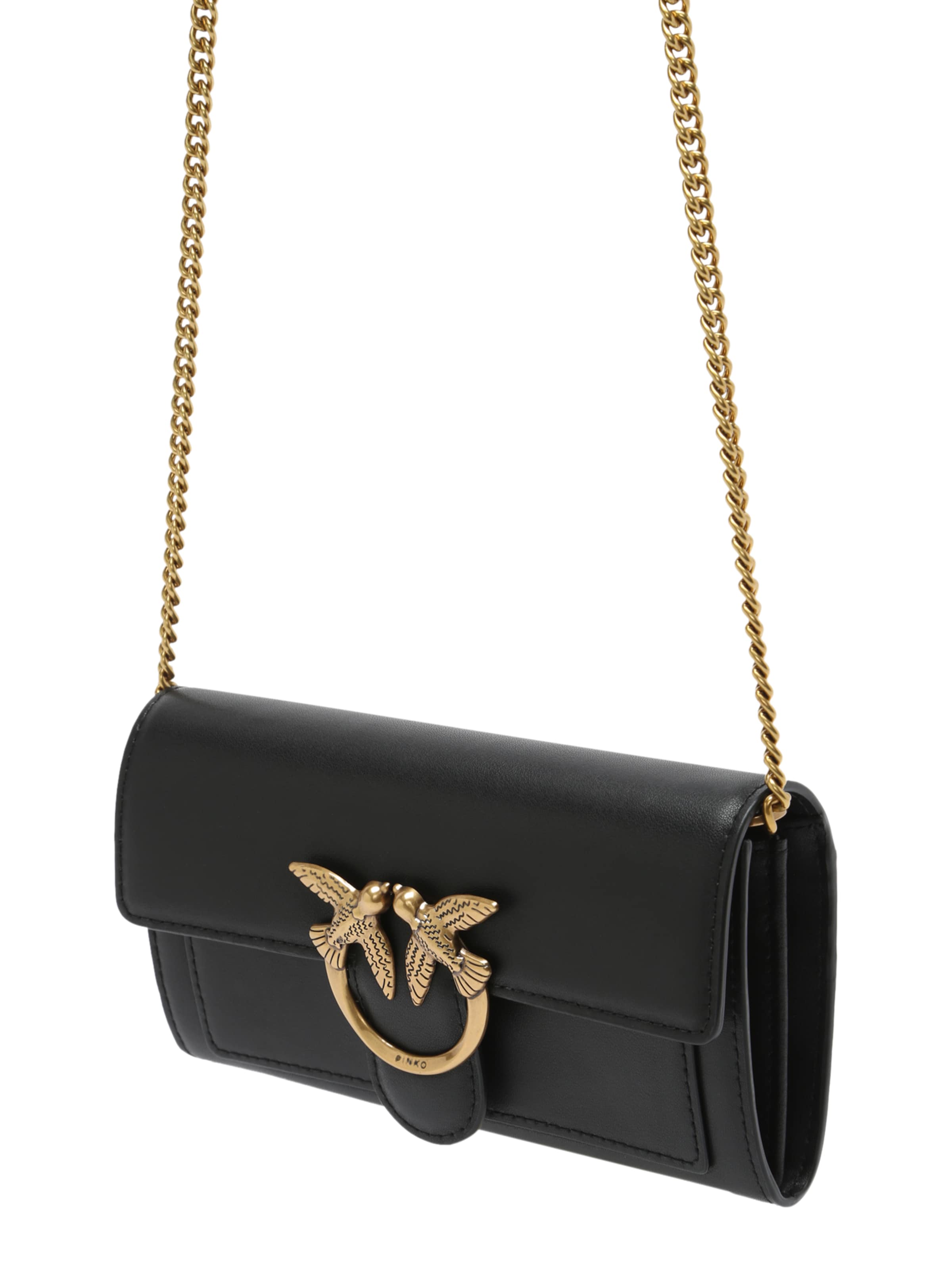 PINKO Pisemska torbica 'Love One' | črna barva