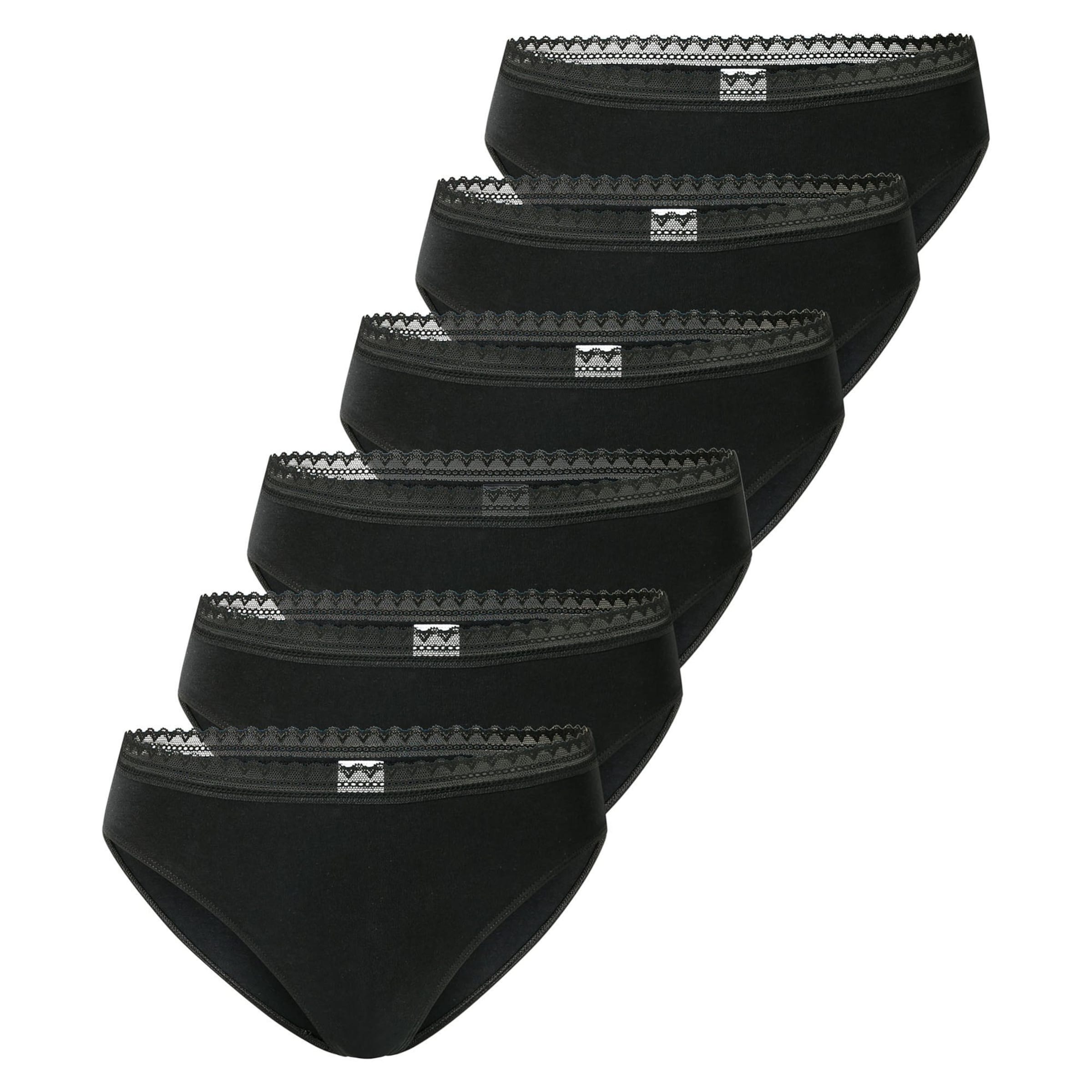 SCHIESSER Slip in Black: front