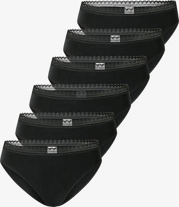 Slip SCHIESSER en noir : devant