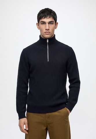 JACK & JONES Pullover 'JJEPERFECT' in Blau: Vorderseite
