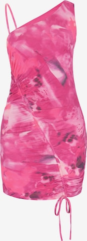 IZIA - Vestido em rosa: frente