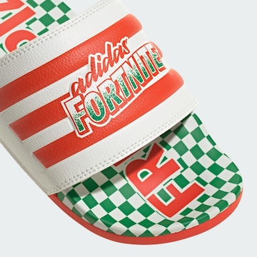 ADIDAS SPORTSWEAR Beach & swim shoe 'UB X Fortnite Adilette' in White