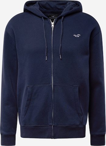 Hollister grey zip up hoodie online