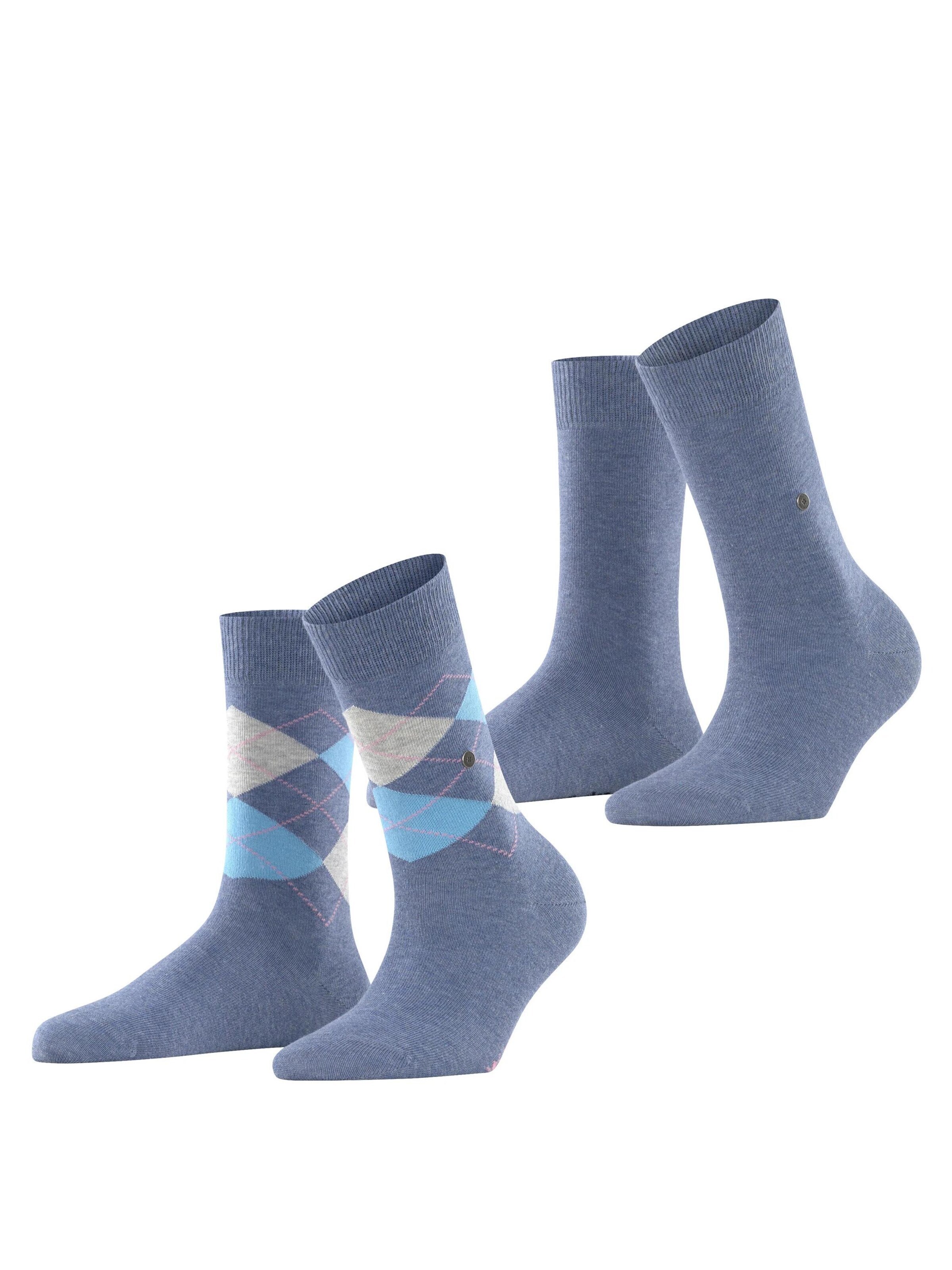 BURLINGTON Socken 'Everyday Mix 2-Pack'‌‌‌‌‌‌‌‌‌ in Blau: Vorderseite