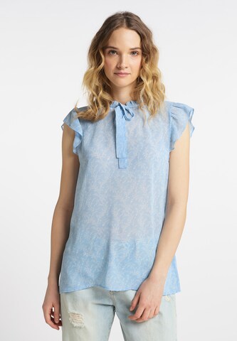 Camicia da donna di DreiMaster Vintage in blu: frontale