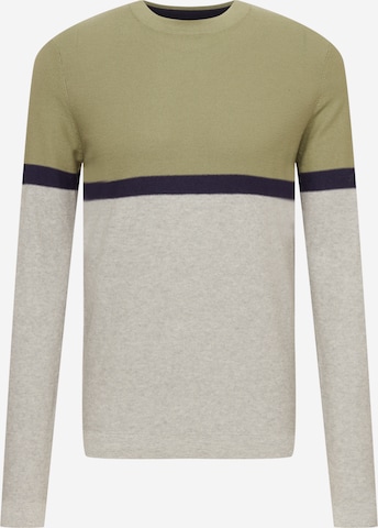 JACK & JONES Sweater in Green: front