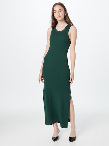 2NDDAY Úpletové šaty 'Diana' – zelená: přední strana