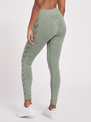 Hummel Skinny Sportbroek 'Ci' in Groen