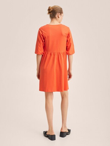 MANGO Jurk 'SERENADE' in Oranje