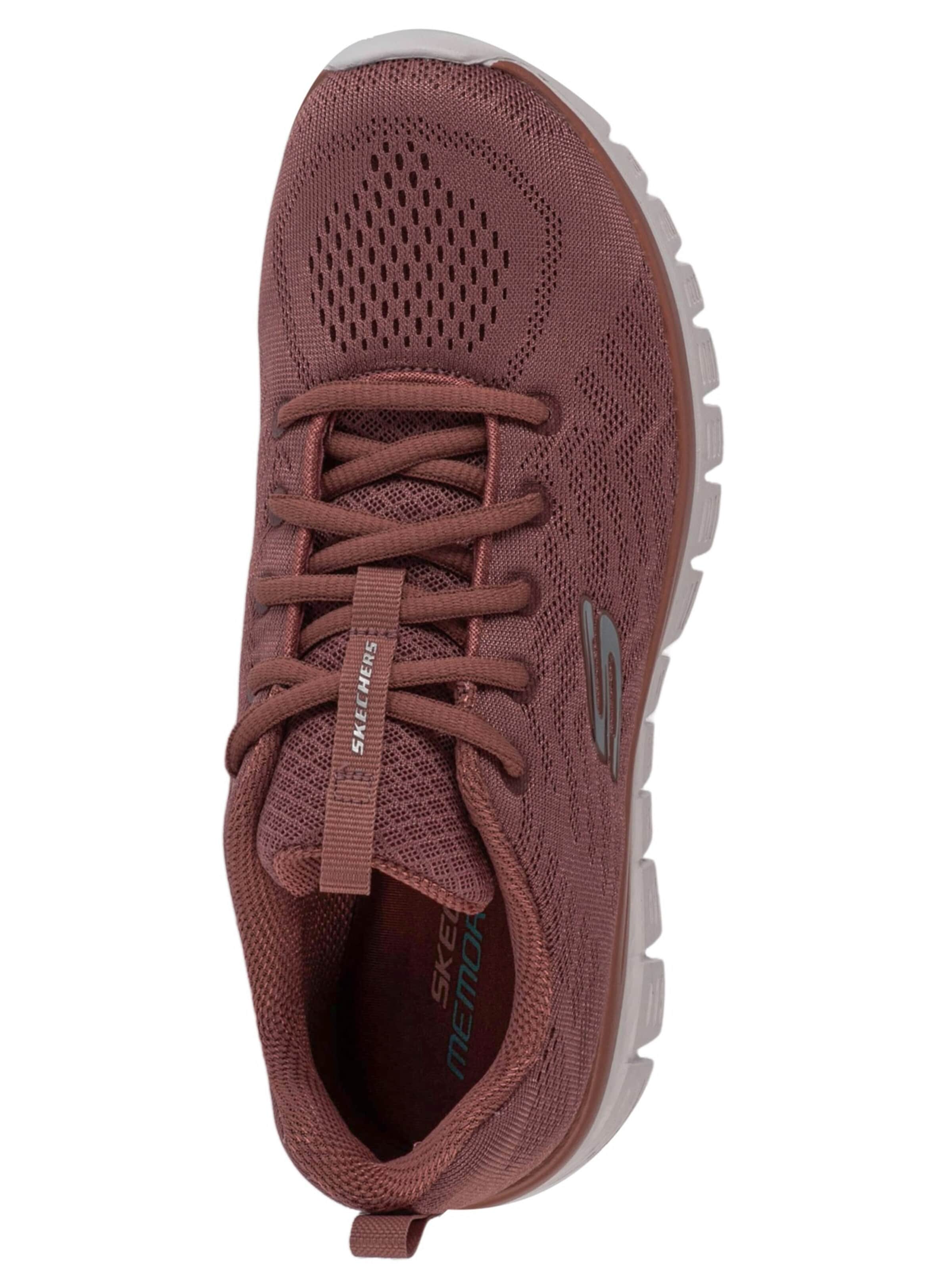 SKECHERS Rövid szárú sportcipők 'Graceful Get Connected' - rózsaszín