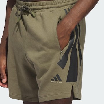Loosefit Pantalon de sport ADIDAS PERFORMANCE en vert