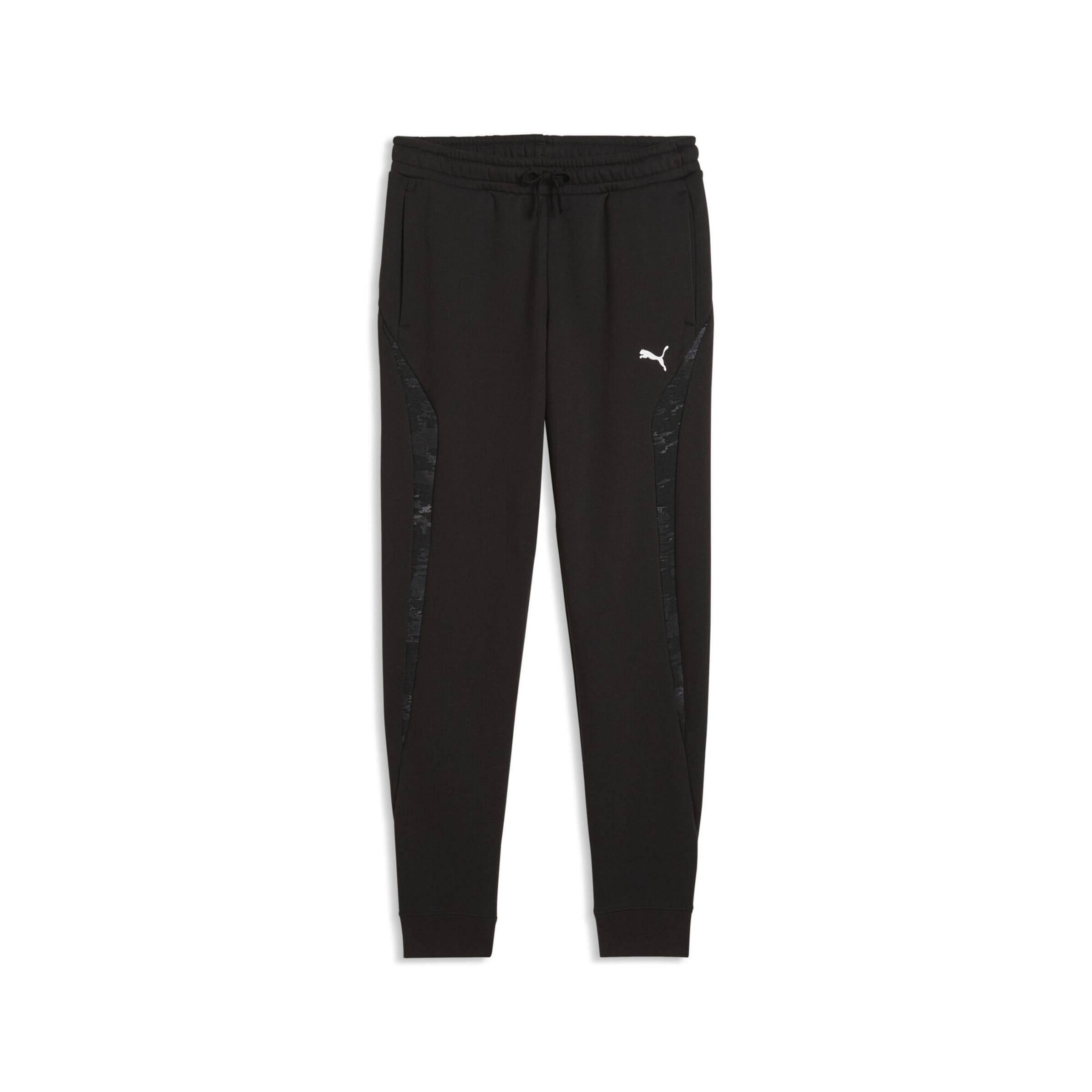 Regular Pantalon de sport PUMA en noir : devant