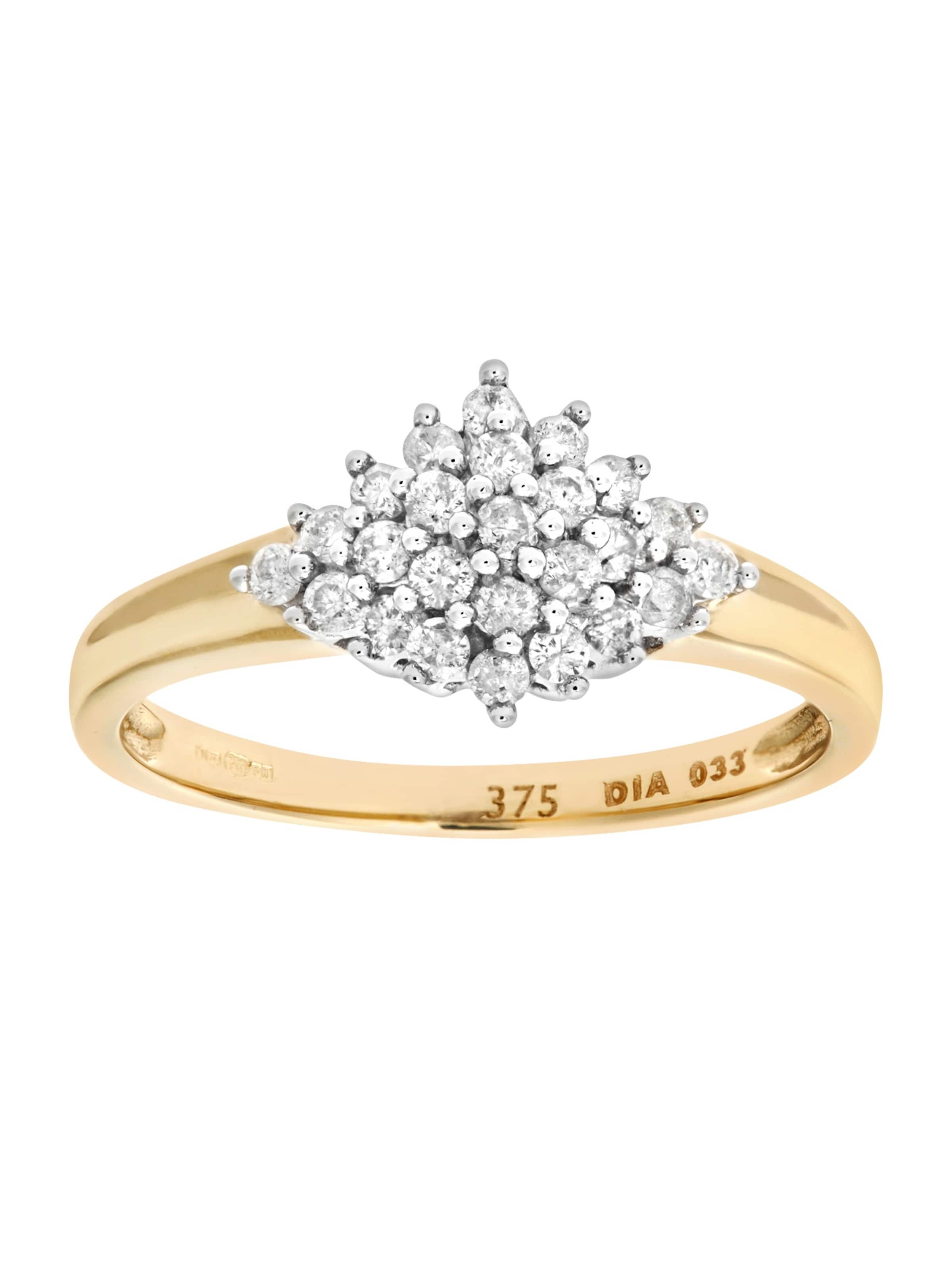 DIAMANT LETERNEL Ring in Gold: front