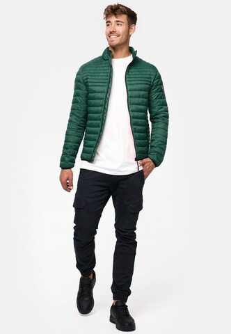 INDICODE JEANS Between-Season Jacket 'Islington' in Green