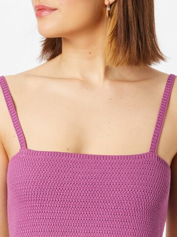 WEEKDAY Knitted Top in Purple