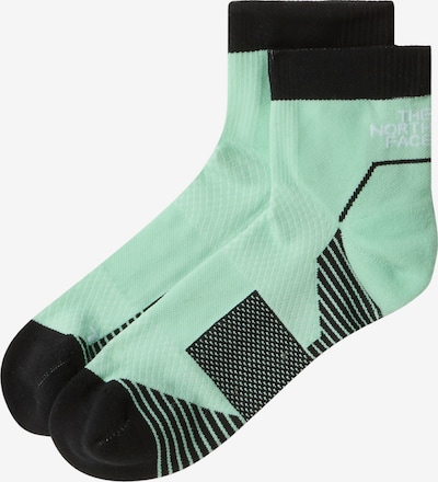 Sportinės kojinės iš THE NORTH FACE, spalva – šviesiai žalia / juoda / balta, Prekių apžvalga