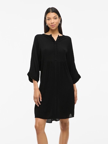 Robe-chemise VILA en noir : devant