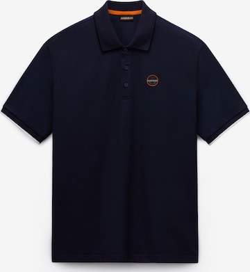 mėlyna NAPAPIJRI Marškinėliai 'E-BADGE SS 1': priekis