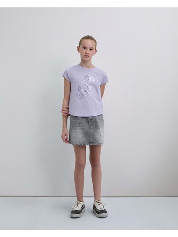 T-Shirt Scalpers en violet : devant