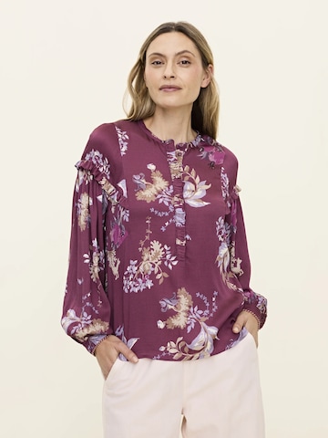 Odd Molly Bluse 'The Prom' in Lila: Vorderseite