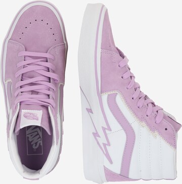 Baskets hautes VANS en violet