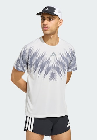 ADIDAS PERFORMANCE Funktionsshirt 'Adizero Aspyre' in Grau: Vorderseite