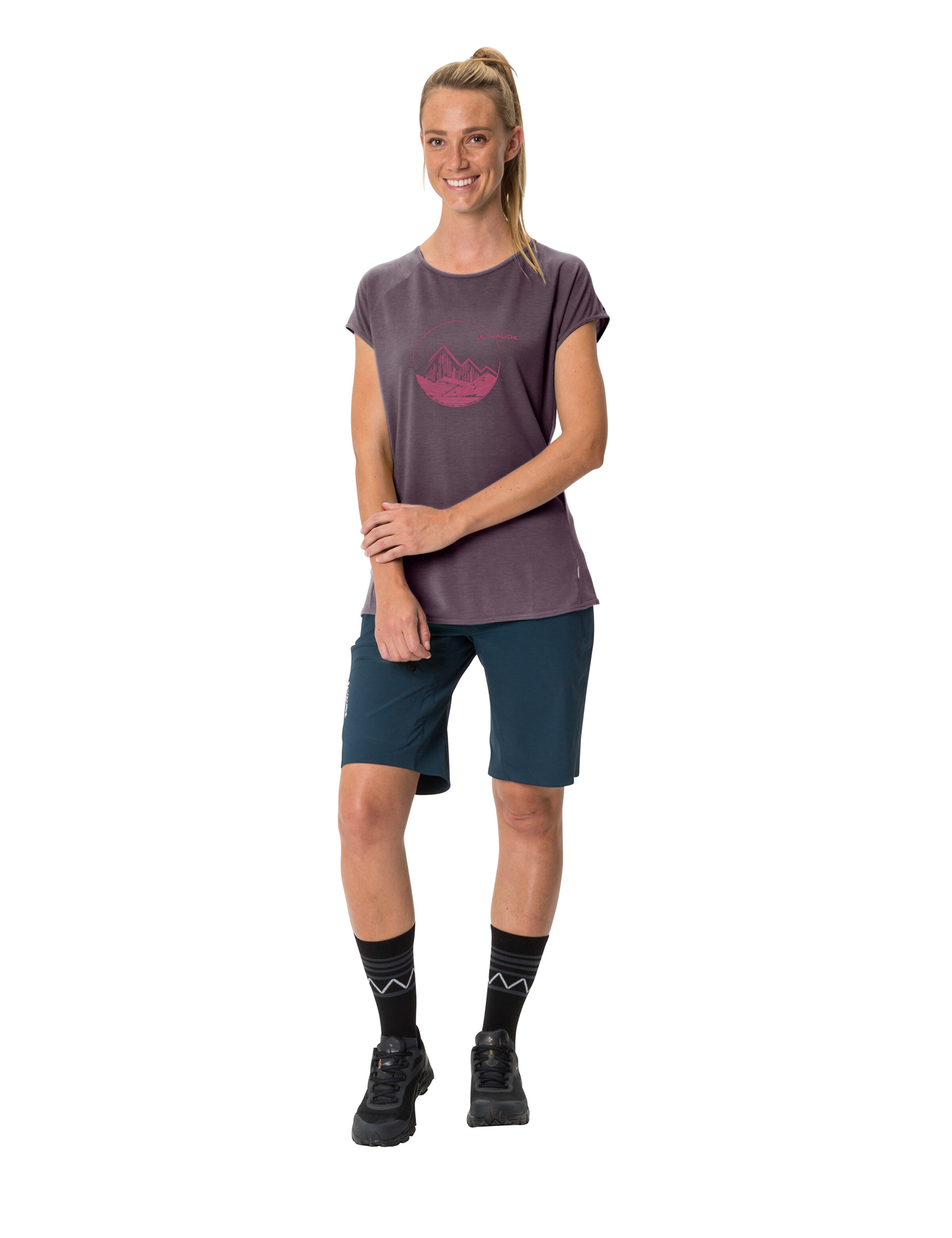 Frauen Sportarten VAUDE Funktionsshirt 'Tekoa' in Lila - QY29627 Frauen Sportarten VAUDE Funktionsshirt 'Tekoa' in Lila - QY29627