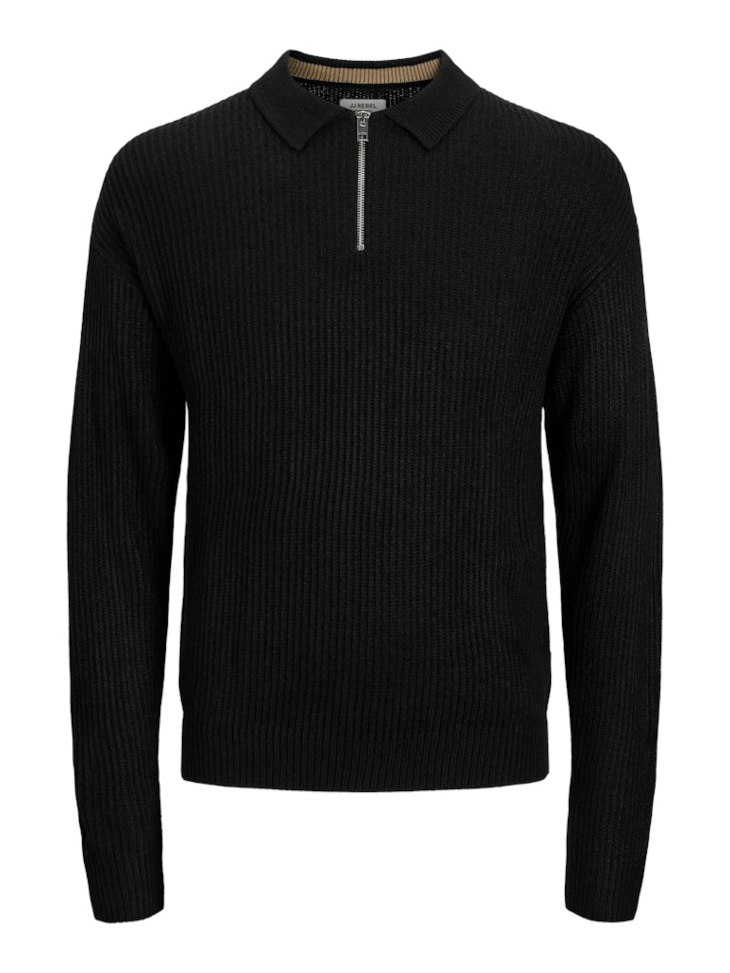 JJ Rebel Sweter 'JREBLOGAN' w kolorze czarnym, Podgląd produktu