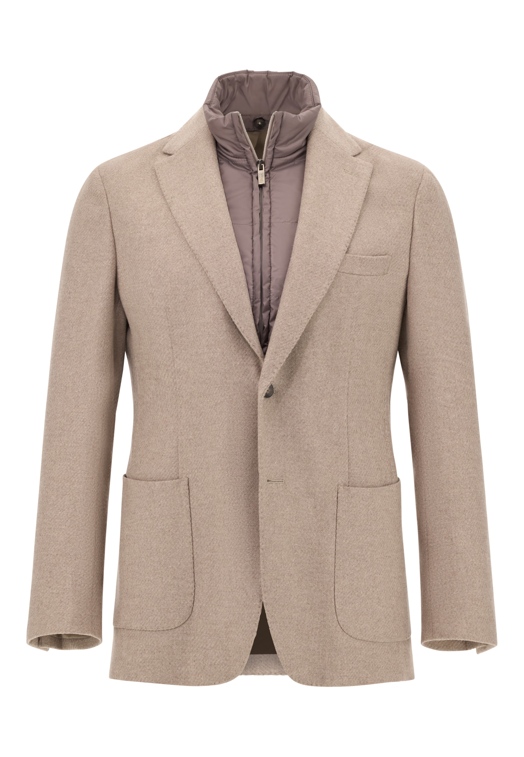 Boggi Milano Regular fit Сако в бежово: отпред