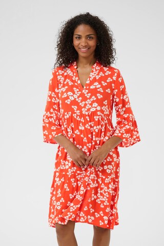 Robe 'Hera Amber' Kaffe en orange : devant