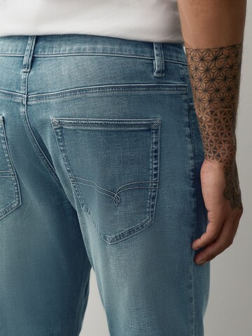 Next Slimfit Jeans i blå