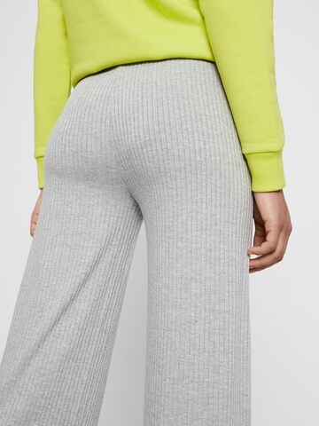 PIECES Wide leg Pants 'Molly' in Grey