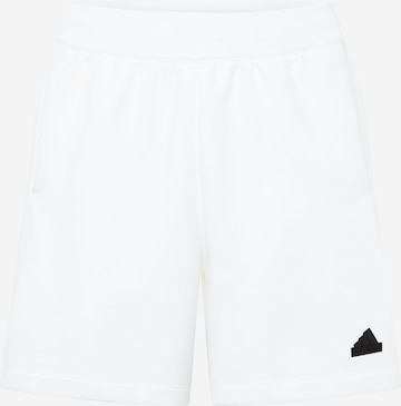 ADIDAS SPORTSWEAR Spodnie sportowe 'Z.N.E. Premium' w kolorze biały: przód