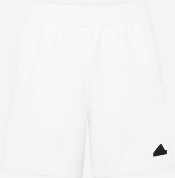 ADIDAS SPORTSWEAR Sportbroek 'Z.N.E. Premium' in Wit: voorkant