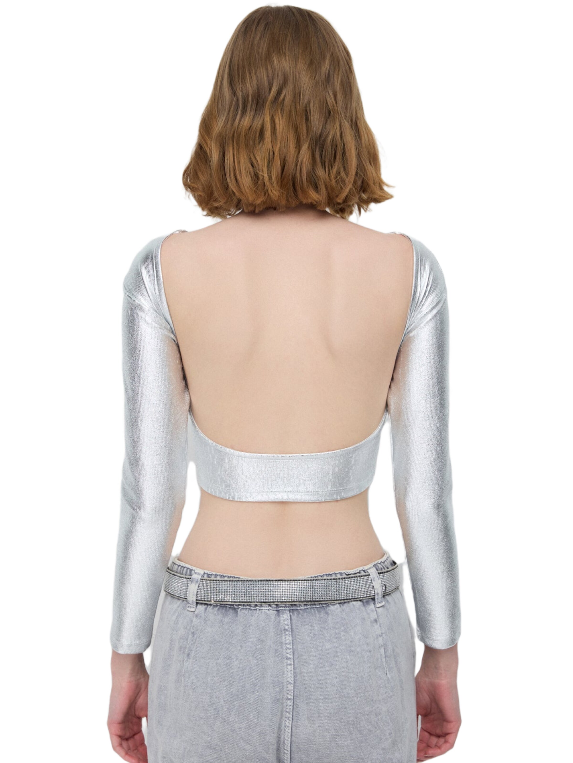 No Matter What Shirt 'Athlet' in Zilver